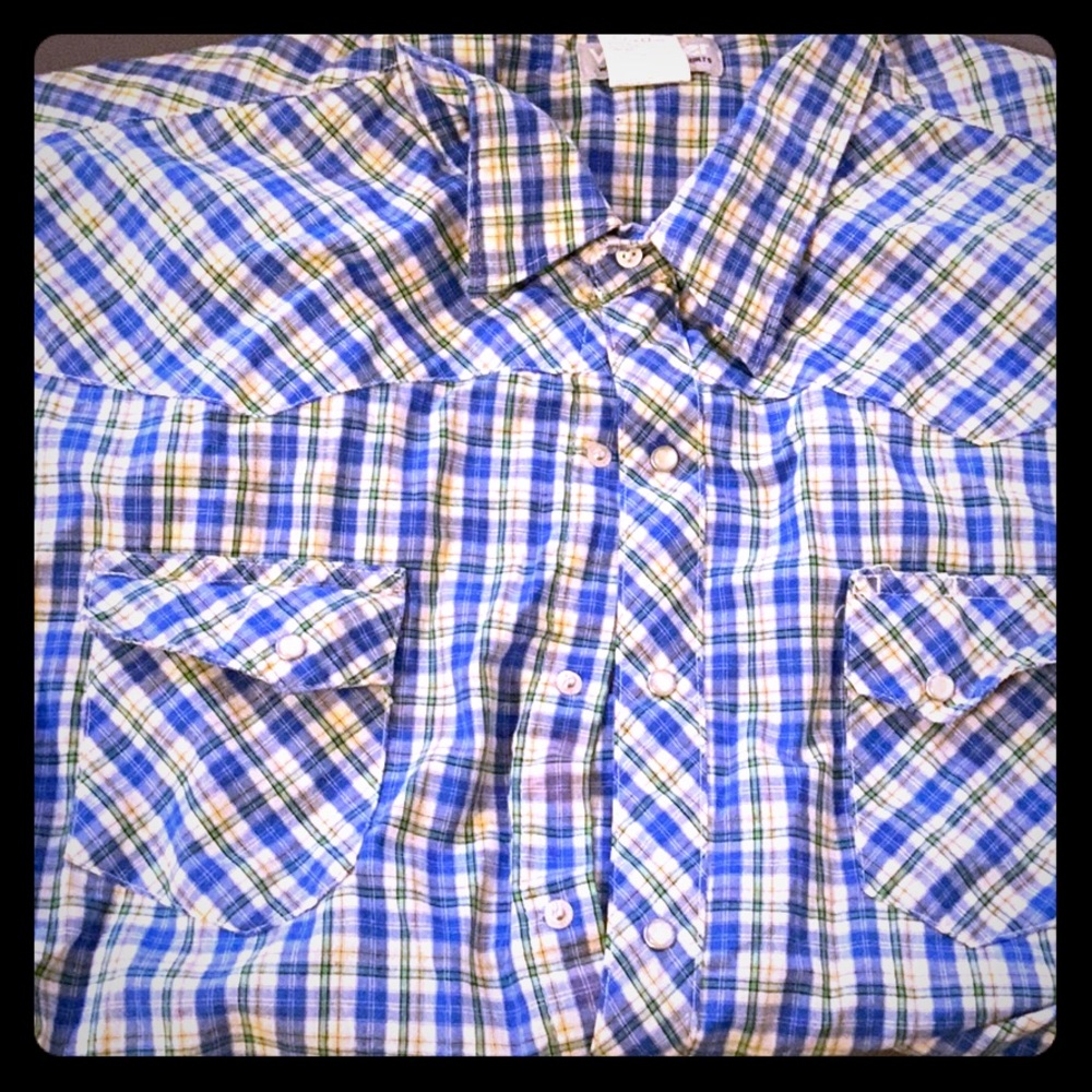 Wrangler men’s shirt sleeve button down